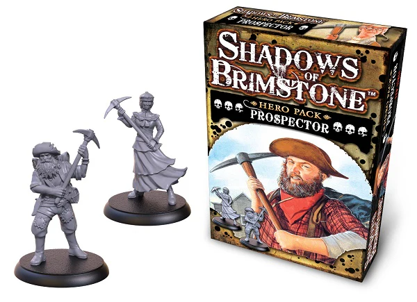 Shadows of Brimstone Prospector Hero Pack - Board Game