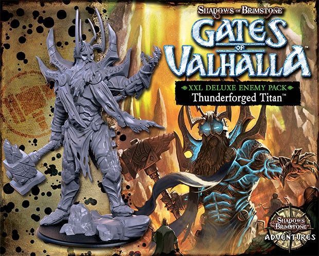 Shadows Of Brimstone XXL Thunderforged Titan Deluxe Enemy Pack - Board Game