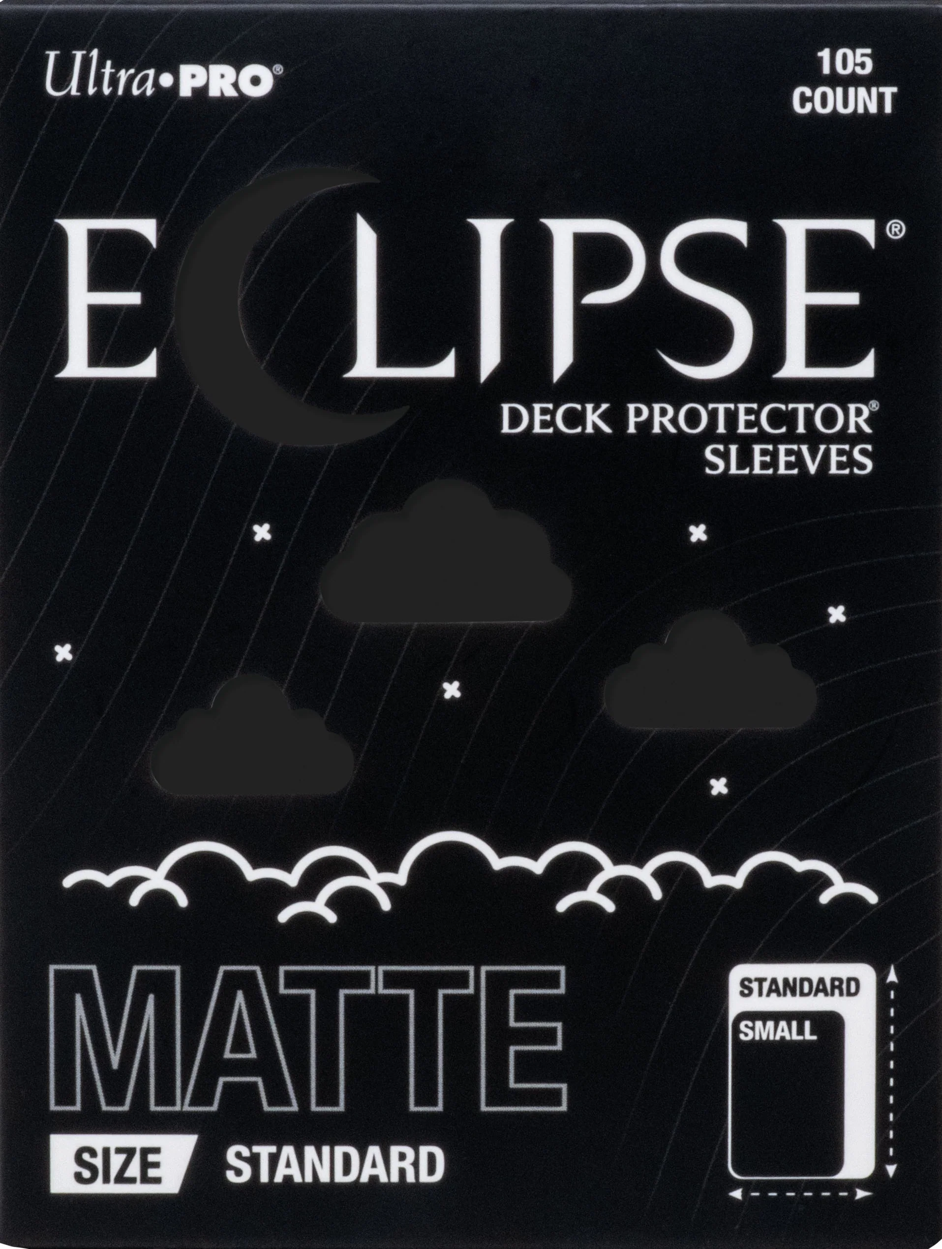 Ultra Pro Deck Protector Sleeves Eclipse Matte Jet Black
