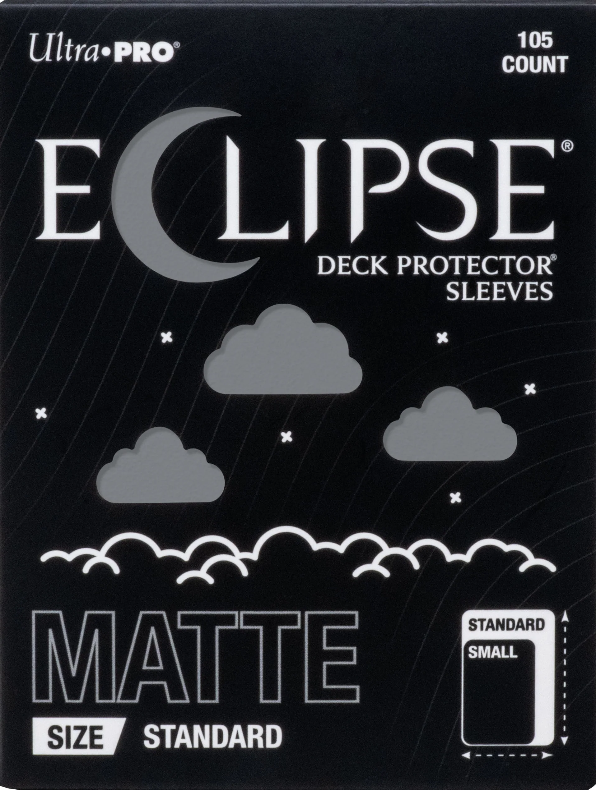 Ultra Pro Deck Protector Sleeves Eclipse Matte Smoke Grey