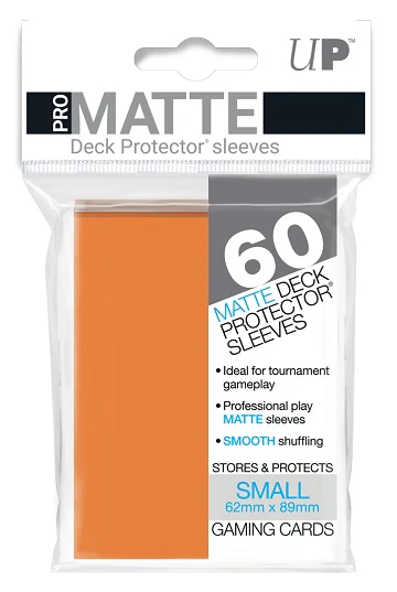 Ultra-Pro Matte 60-count Small Deck Protectors - Orange