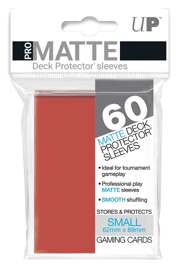 Ultra-Pro Matte 60-count Small Deck Protectors - Red