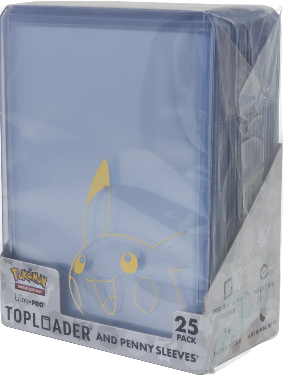Ultra Pro Pikachu Toploader and Penny Sleeves Combo Pack