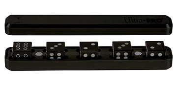 Ultrapro Gravity - D6 - Black 5 Dice Set