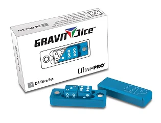 Ultrapro Gravity D6 Cobalt 2 Dice Set