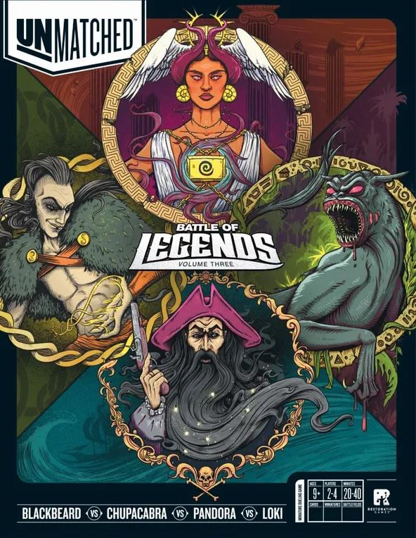 Unmatched Battle of Legends Volume 3 - Board Game