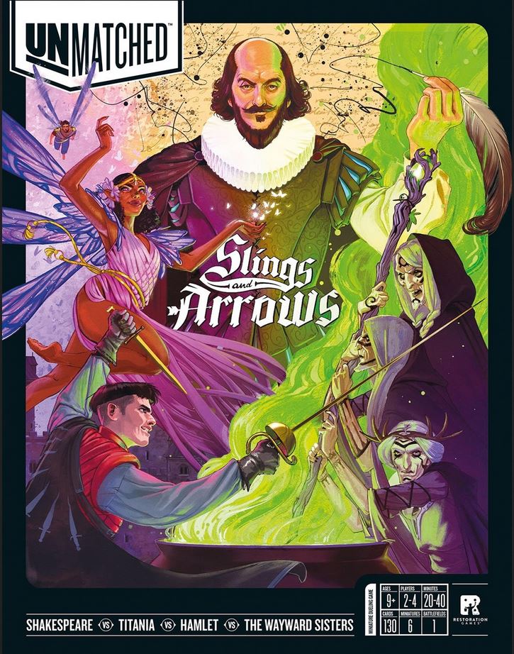 Unmatched Slings And Arrows - Board Game