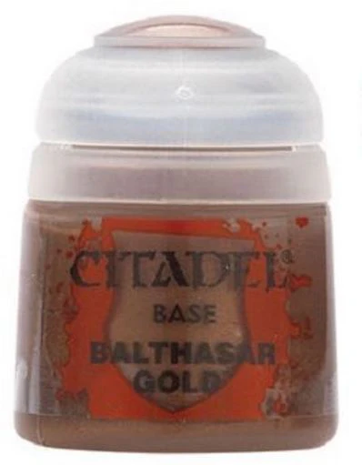 Warhammer Paint Base Balthasar Gold