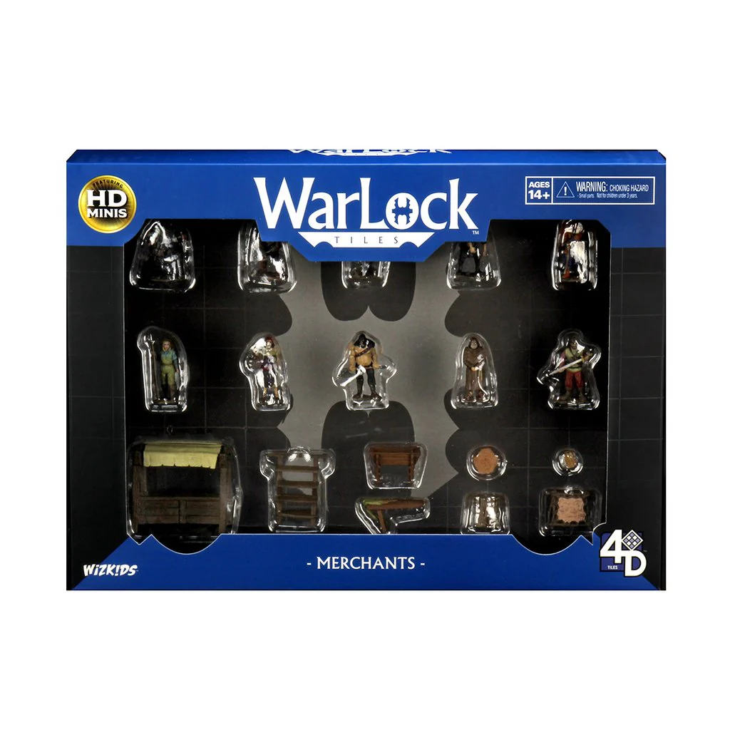 Warlock Tiles Accessory -Merchants - Board Game
