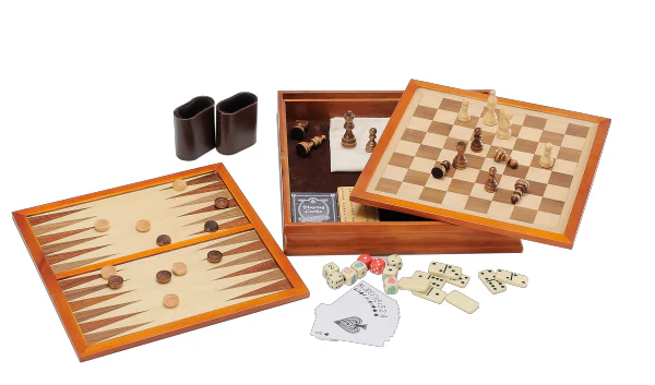 Wood Expression Combo Set 7  In 1 12"  - Board Game