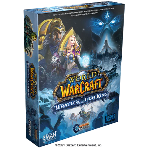 World of Warcraft Wrath of the Lich King - A Pandemic System - Board Game