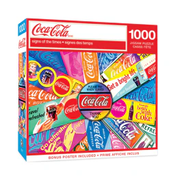 Coca-Cola Signs Of The Times 1000Pc Puzzle (by Masterpieces)