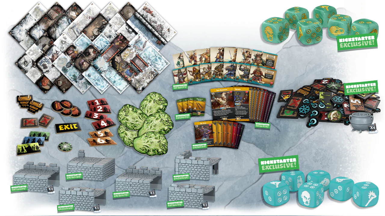 Zombicide: White Death Accessories Bundle (Kickstarter Edition) - Board Game